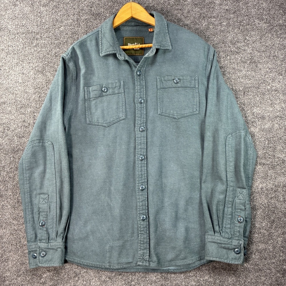 Howler Brothers Shirt Mens Medium Harkers Flannel Long Sleeve Button Up Outdoor